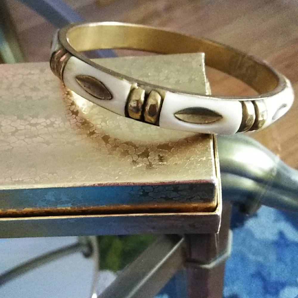 Brass Bangle Bracelet